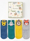 Набор детских носков «Джунгли», 4 пары