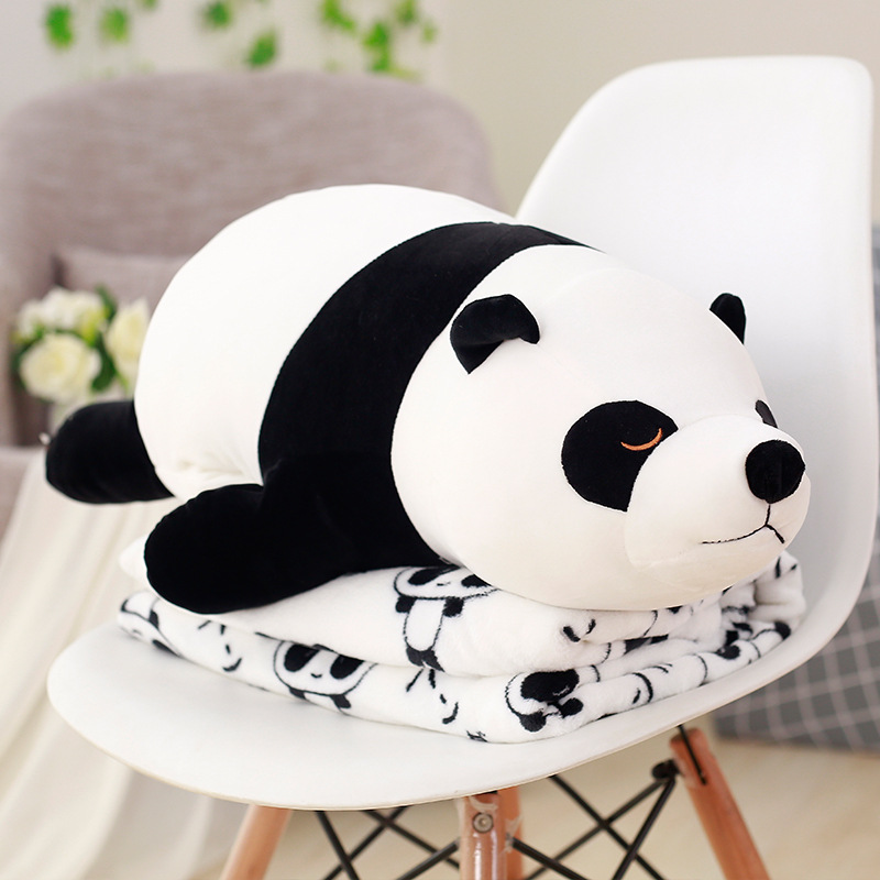 Подушка с пледом «Панда»