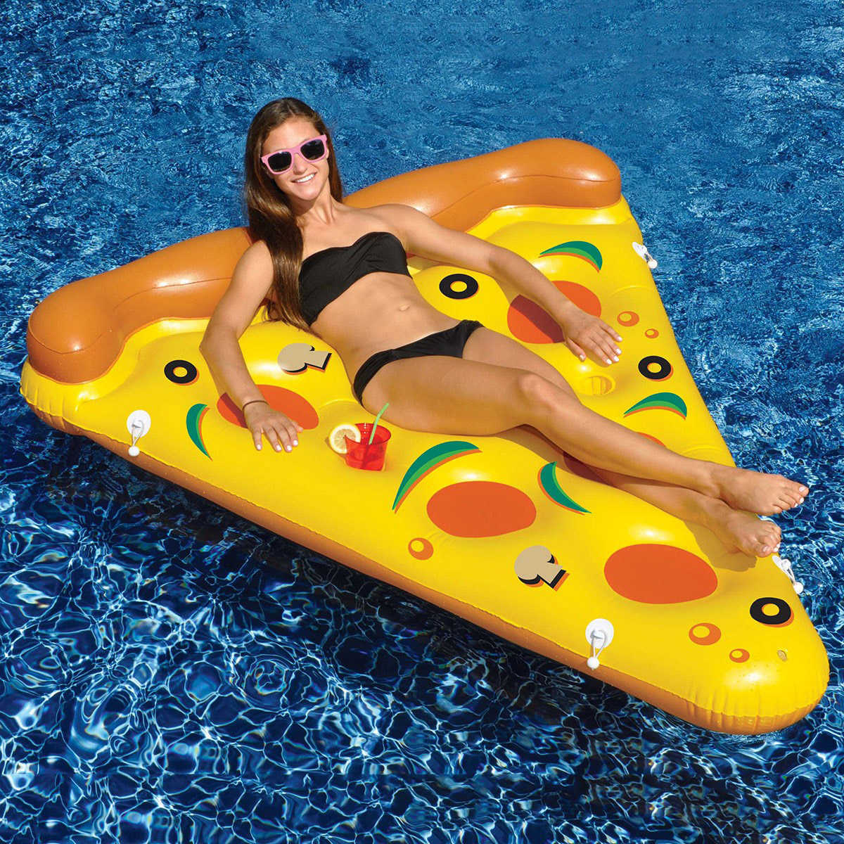 Плавательный матрас «Пицца»