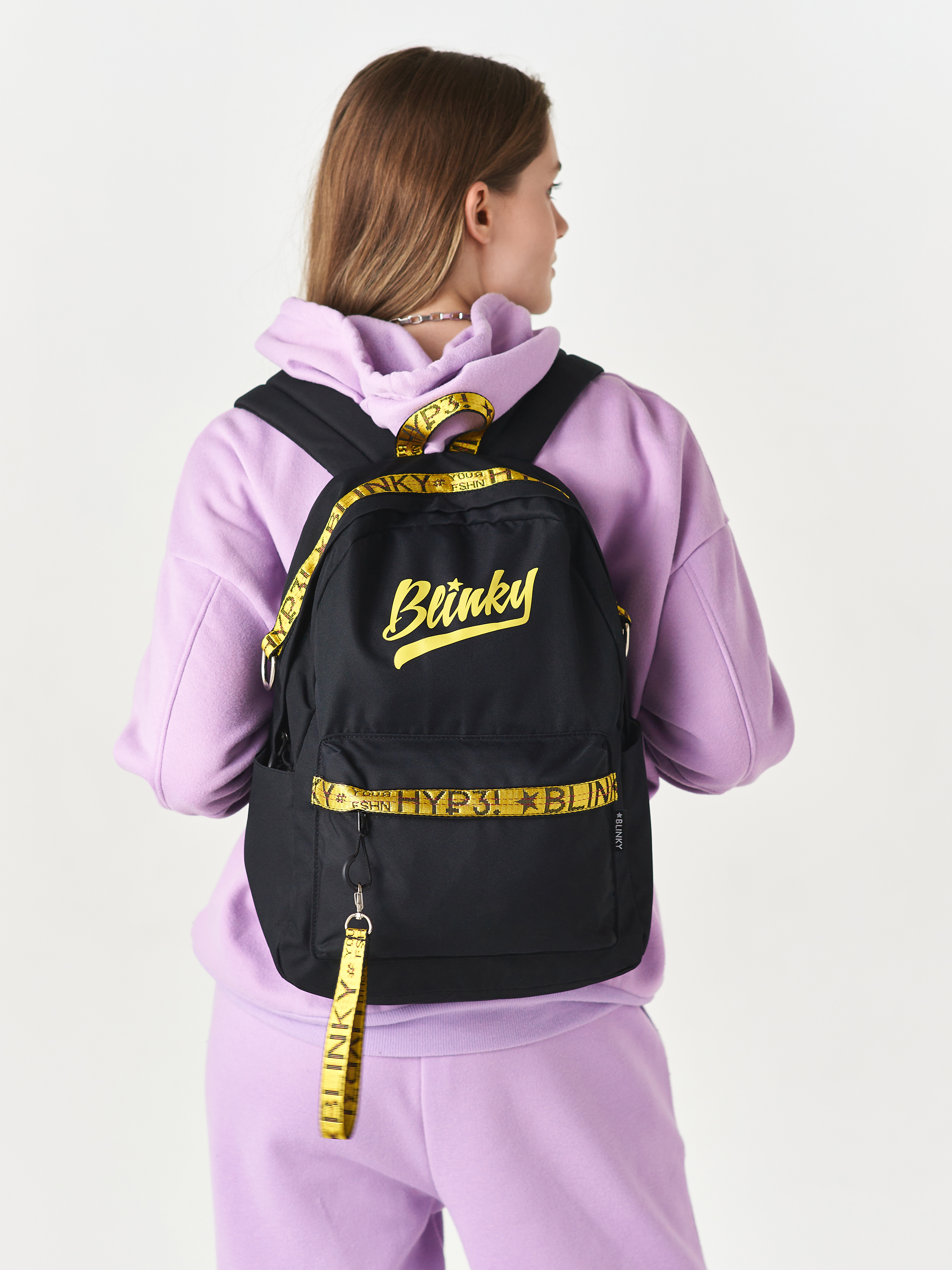 Рюкзак «BL-A9056/9» чёрный с желтым