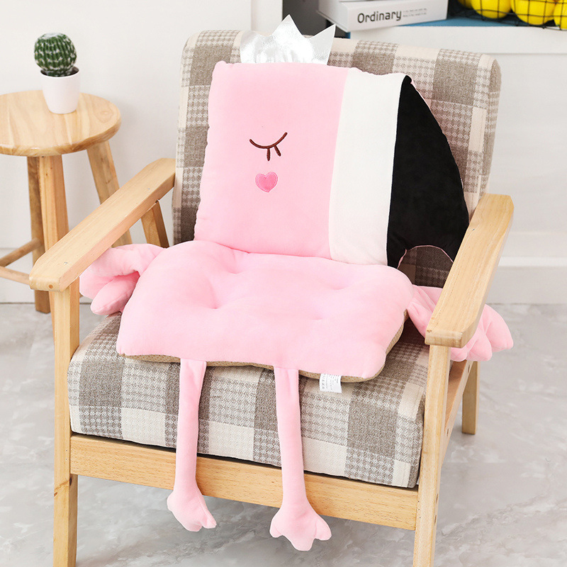 Подушка на стул со спинкой «Фламинго»