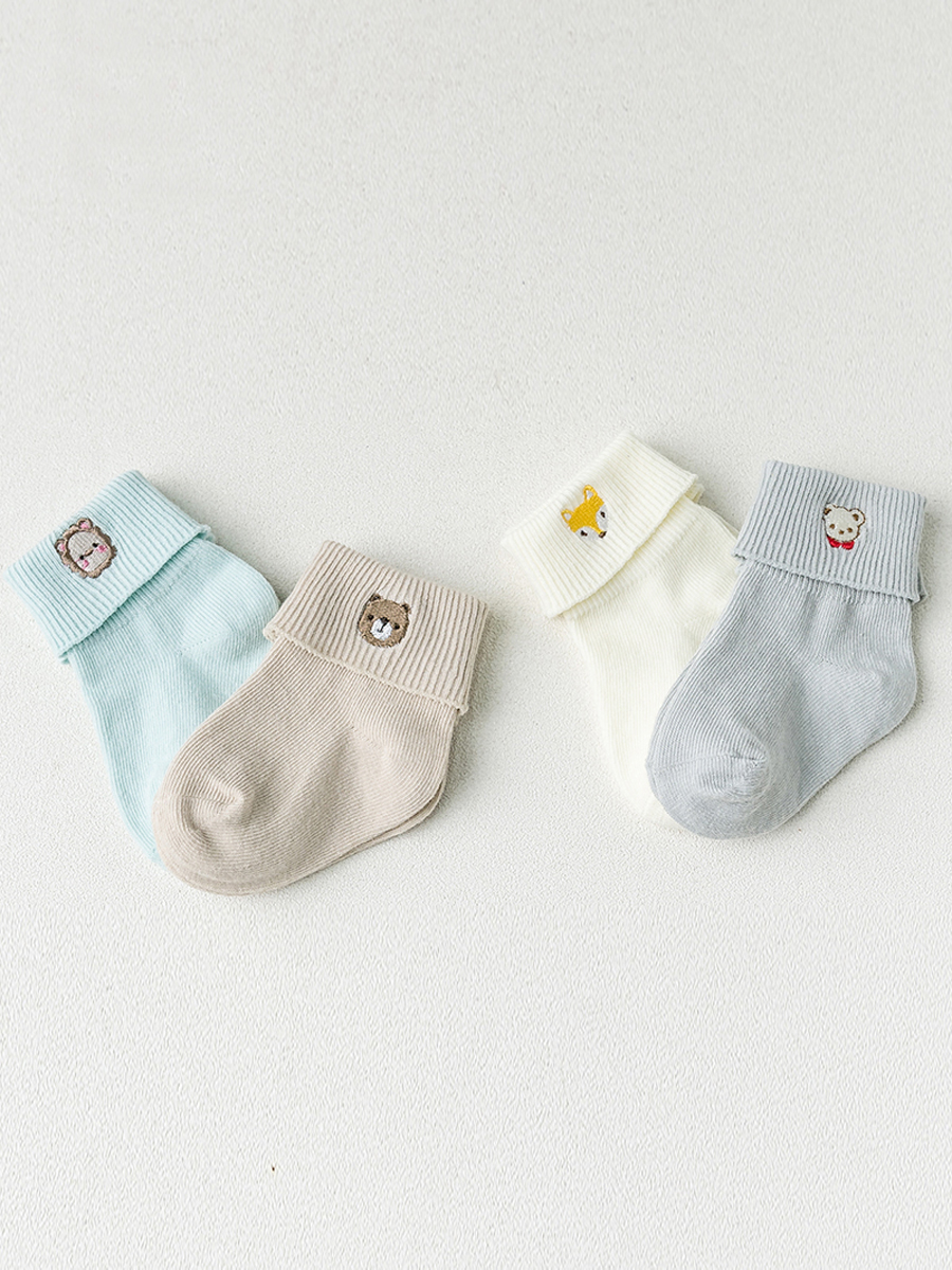 Набор детских носков «Животные», 4 пары