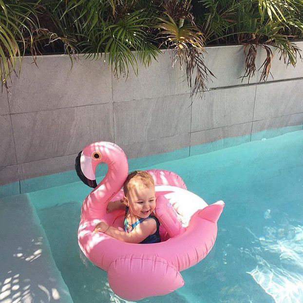 Плавательный матрас «Фламинго» детский