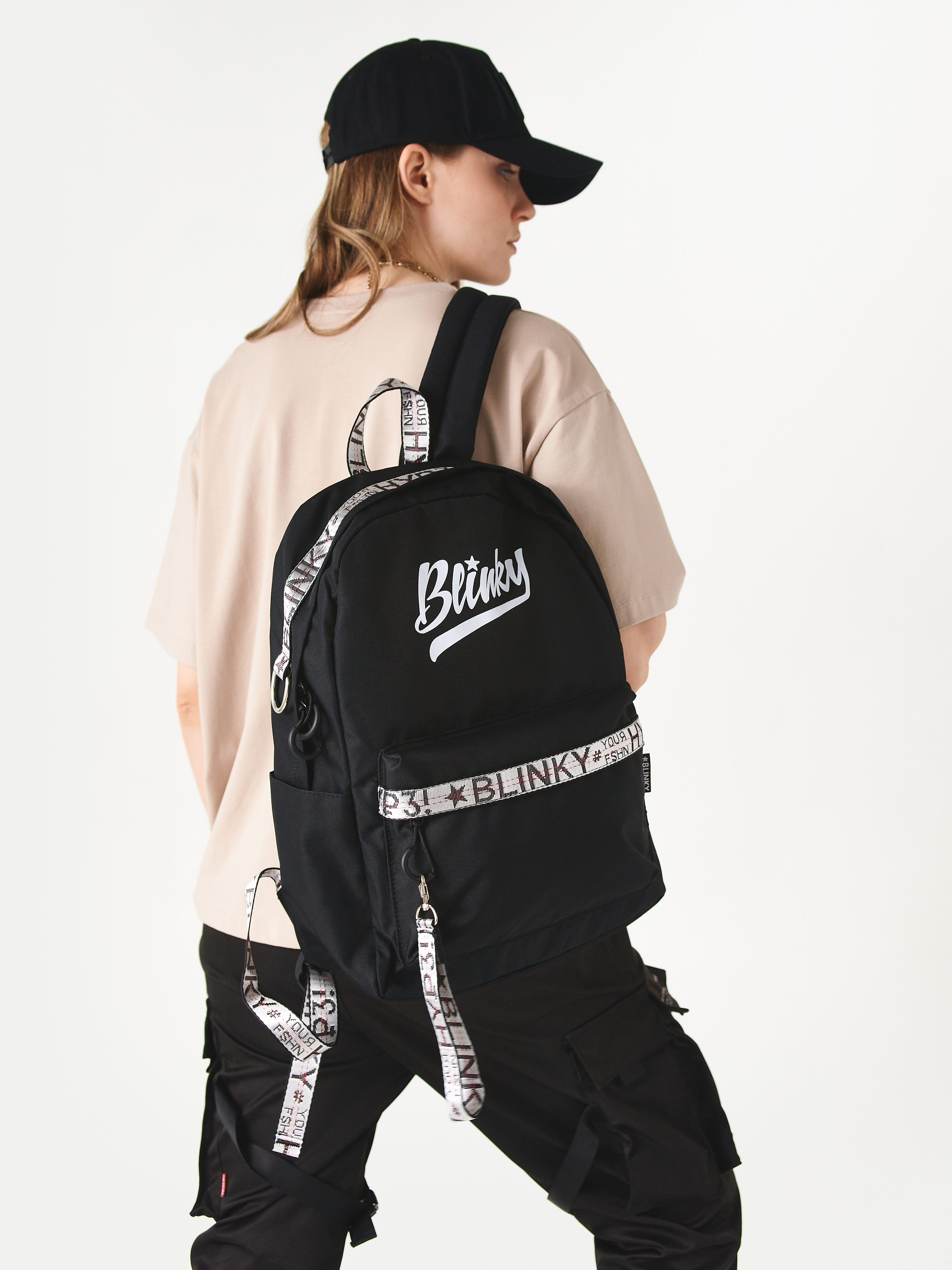 Рюкзак «BL-A9056/10» чёрный с серым