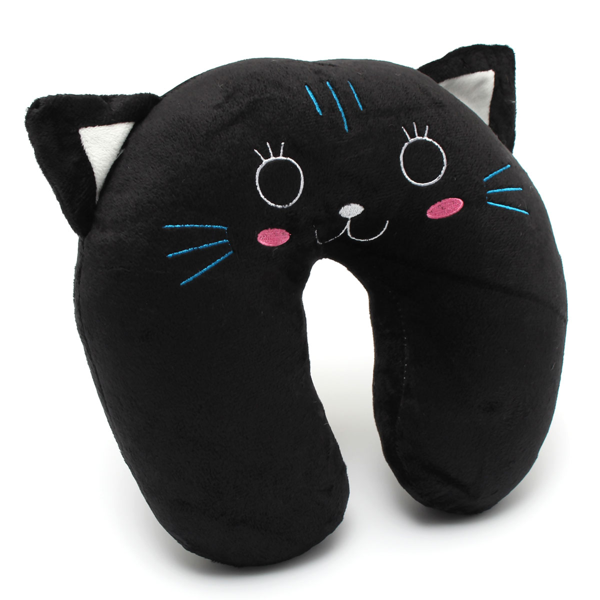 Подушка для путешествий «Чёрный котик»
