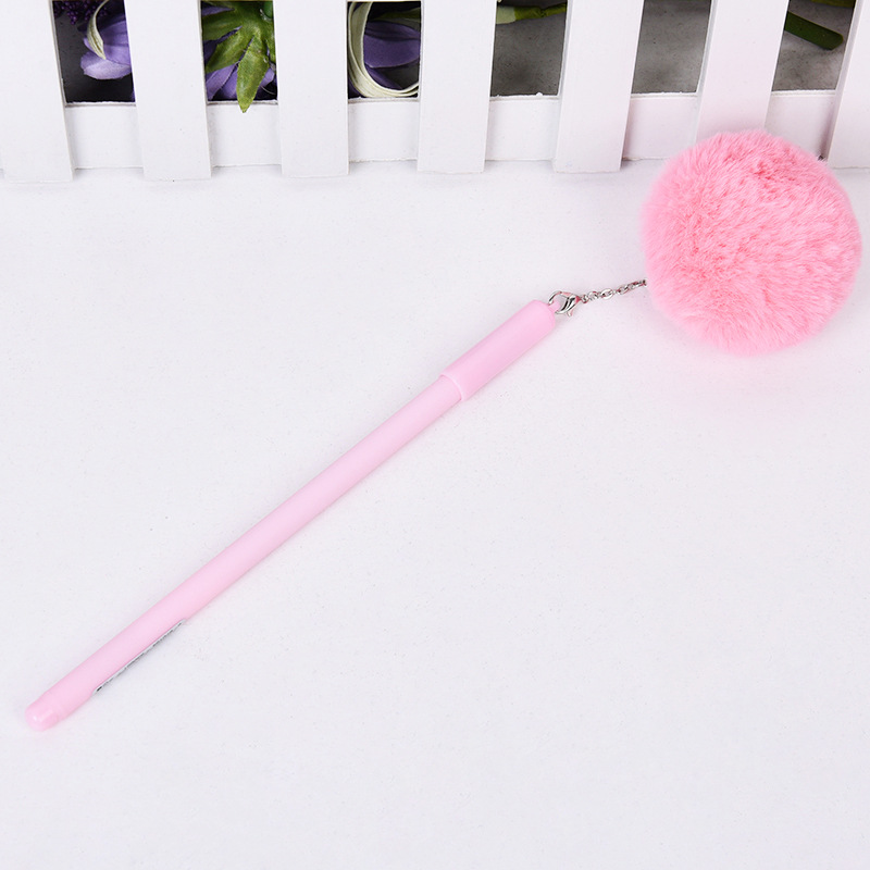 Гелевая ручка «Помпончик» розовая