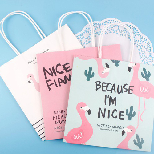 Подарочный пакет «Nice flamingo»