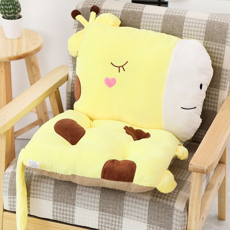 Подушка на стул со спинкой «Жираф»