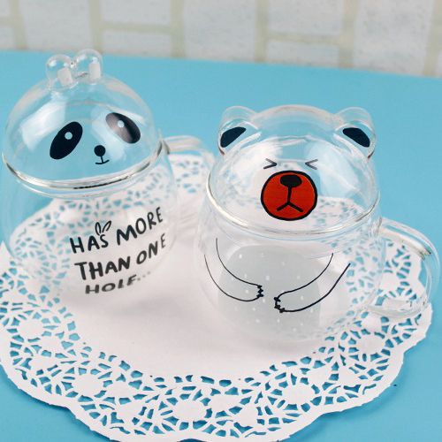 Чашка с крышкой «Панда»