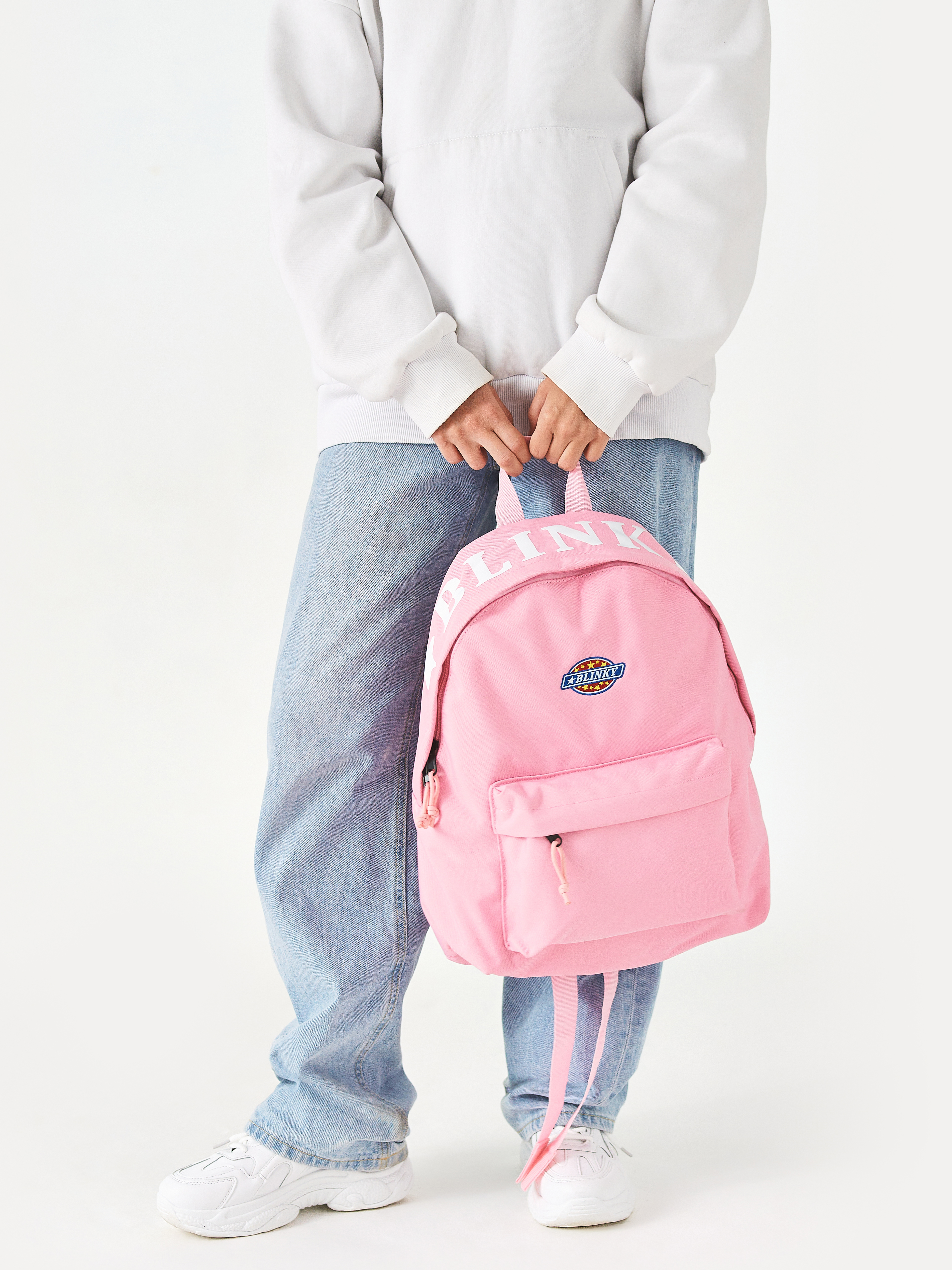 Рюкзак «Yankee» розовый с лентой