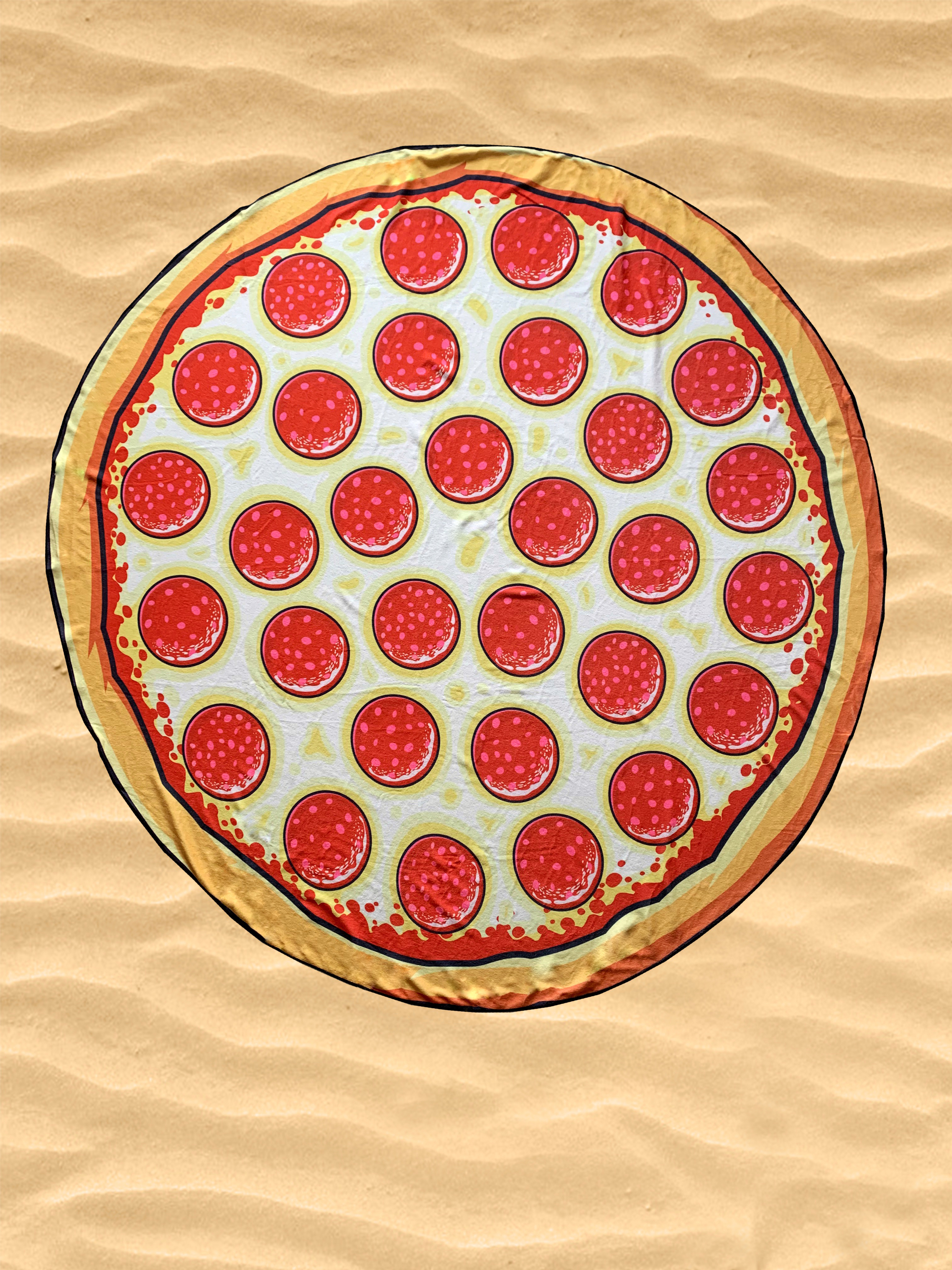 Пляжное покрывало «Пицца»