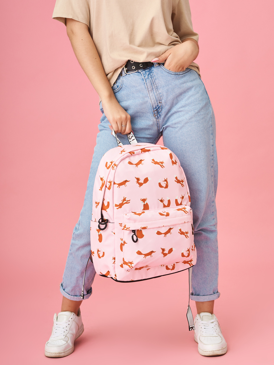 Рюкзак «Лисички» розовый