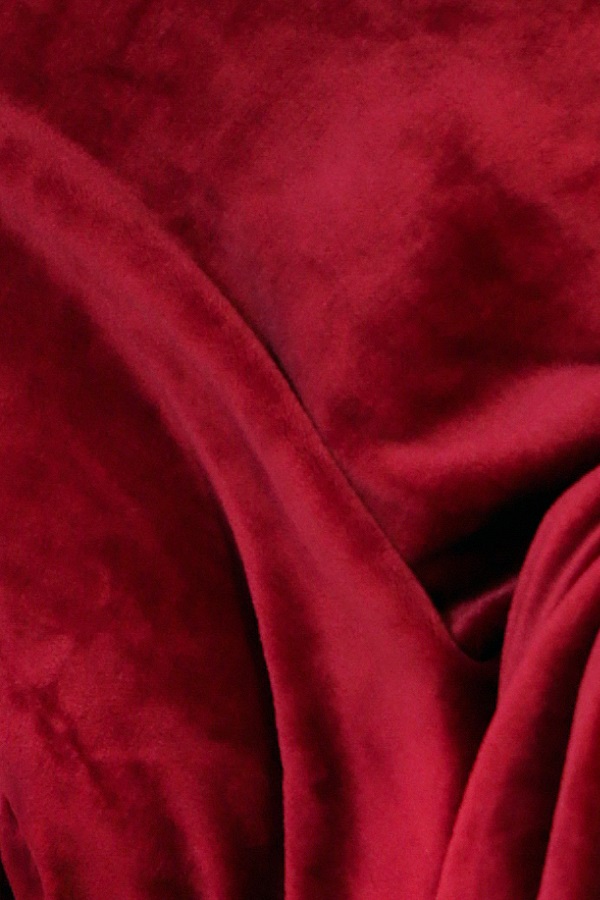 Плед с рукавами Original бордовый