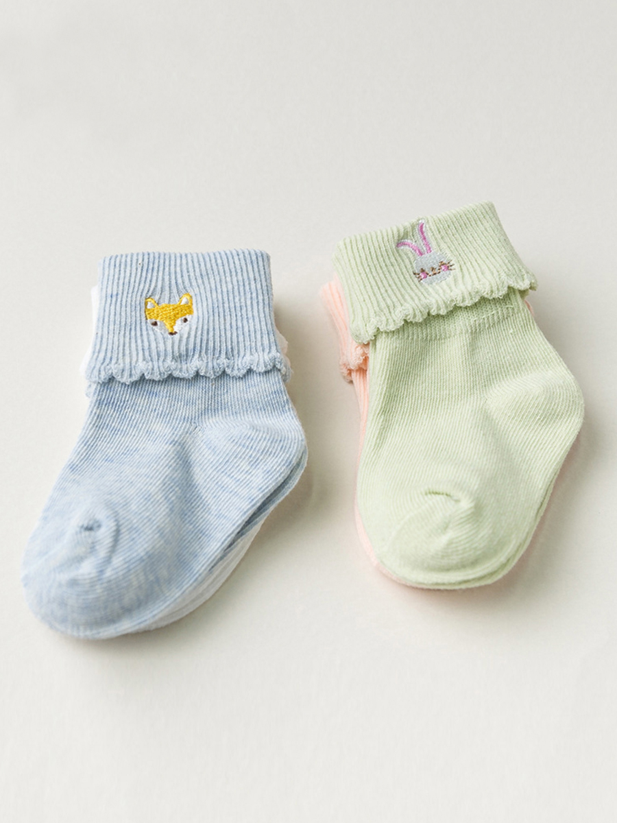 Набор детских носков Зверята», 4 пары