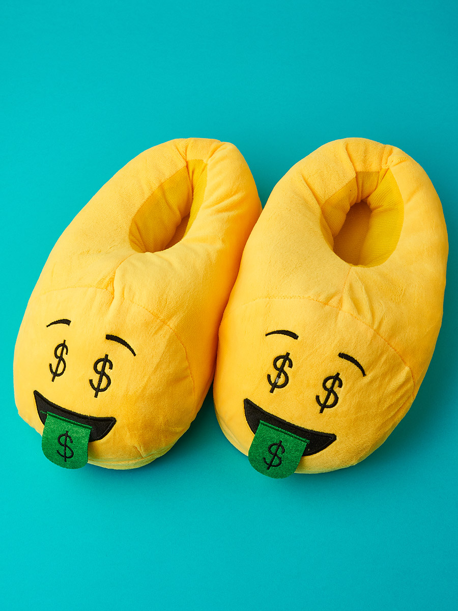 Тапочки Emoji "Dollars"