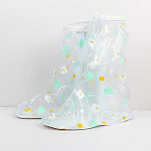Чехлы для обуви от дождя и грязи «Flowers» бирюзовые