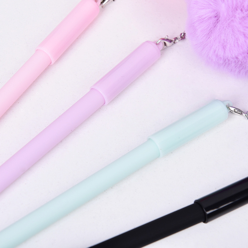 Гелевая ручка «Помпончик» фиолетовая