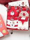 Набор детских носков новогодний «Собачка», 4 пары