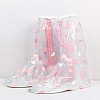 Чехлы для обуви от дождя и грязи «Flowers» розовые