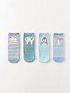 Набор детских носков «Зимний пёс», 4 пары