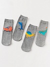 Набор детских носков «Мир динозавров», 4 пары