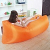 Надувной диван оранжевый