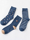 Набор мужских носков «Ежи», 3 пары