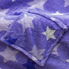 Плед с рукавами Luxury пурпурные звезды