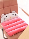 Подушка на стул «Милая кошечка» розовая